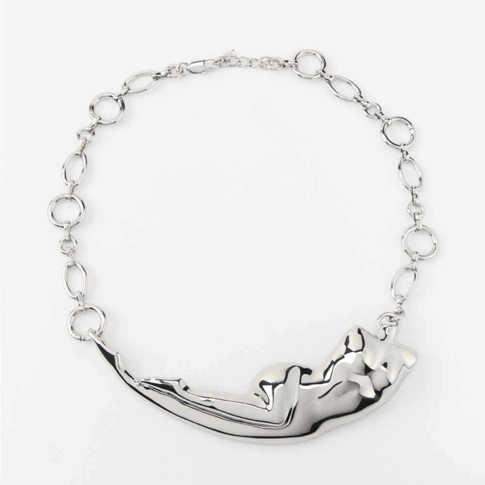 Zara body metal necklace - Picture 2 of 4